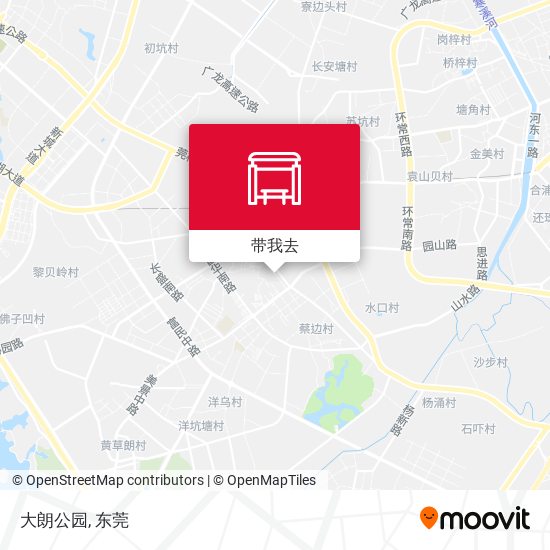 大朗公园地图