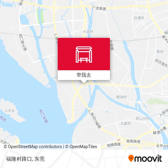 福隆村路口地图
