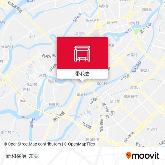 新和横滘地图