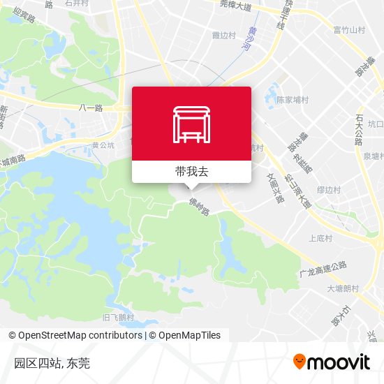 园区四站地图