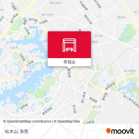 松木山地图