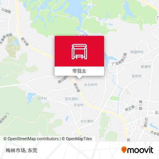 梅林市场地图