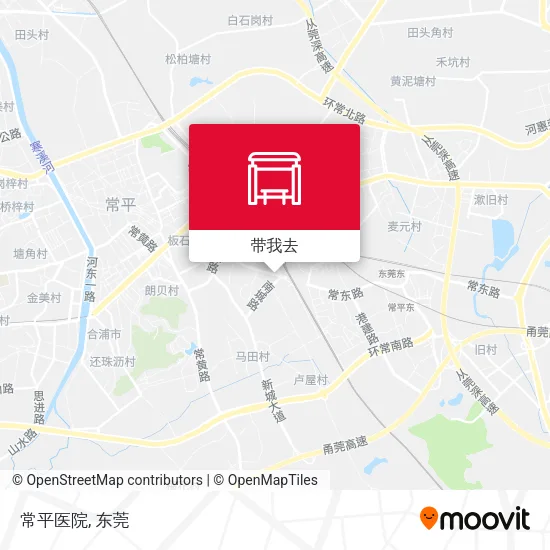 常平医院地图