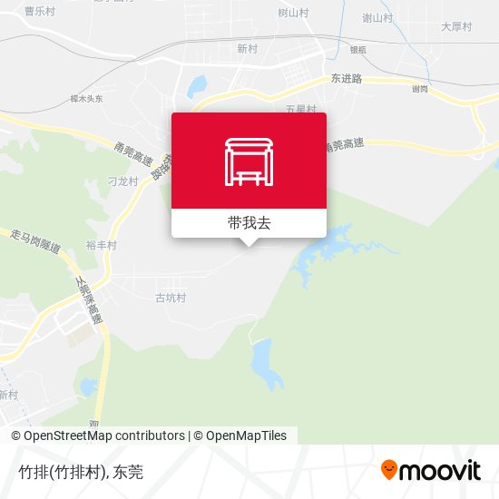 竹排(竹排村)地图