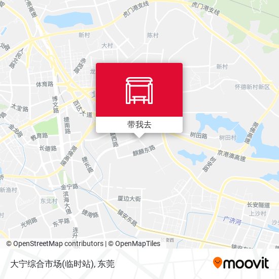 大宁综合市场(临时站)地图