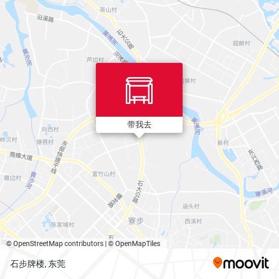 石步牌楼地图