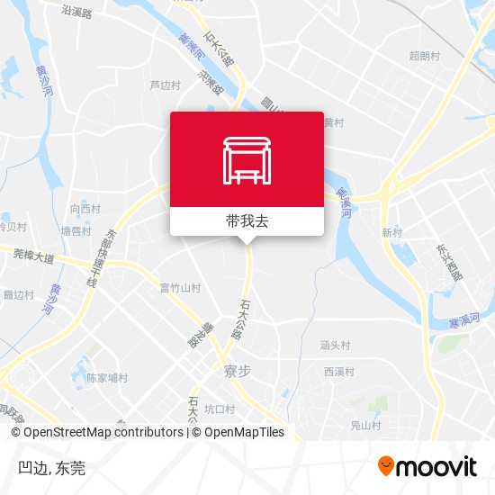 凹边地图
