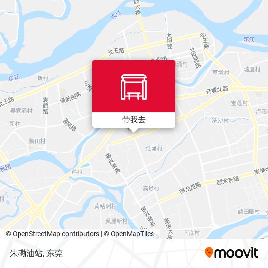 朱磡油站地图