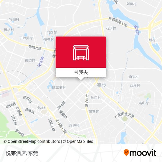 悦莱酒店地图