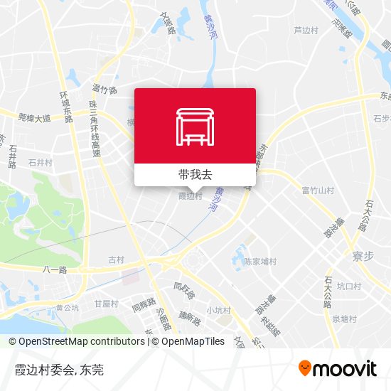 霞边村委会地图