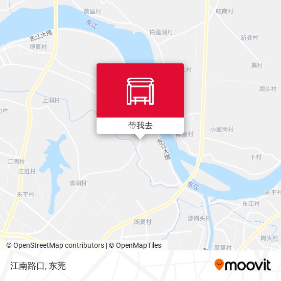 江南路口地图