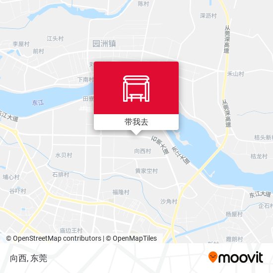 向西地图