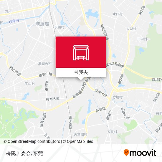 桥陇居委会地图