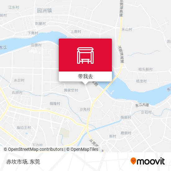 赤坎市场地图