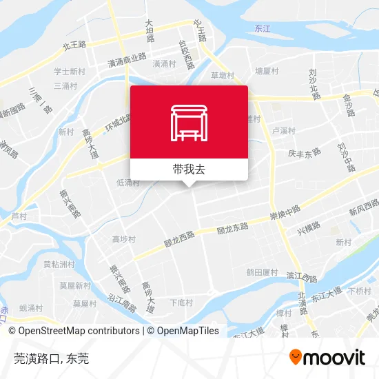 莞潢路口地图