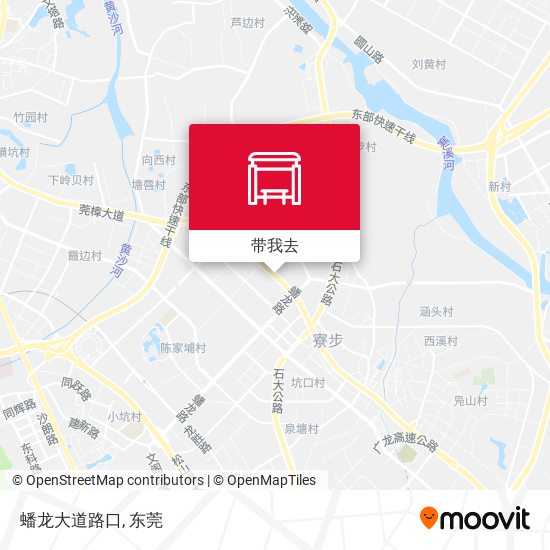 蟠龙大道路口地图