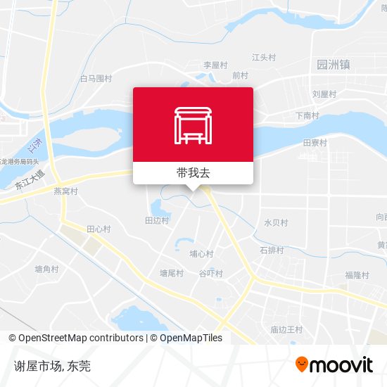 谢屋市场地图