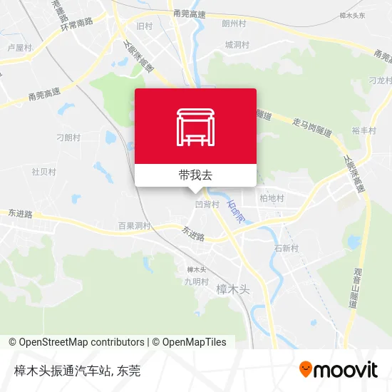 樟木头振通汽车站地图