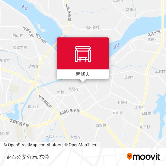 企石公安分局地图