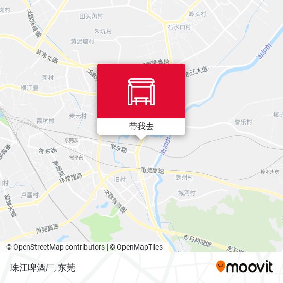 珠江啤酒厂地图