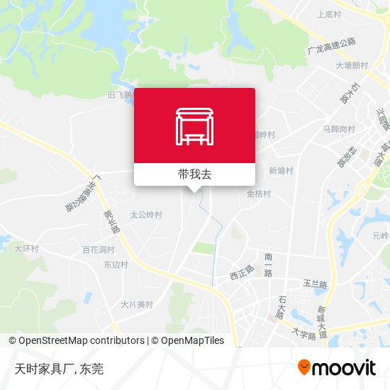 天时家具厂地图