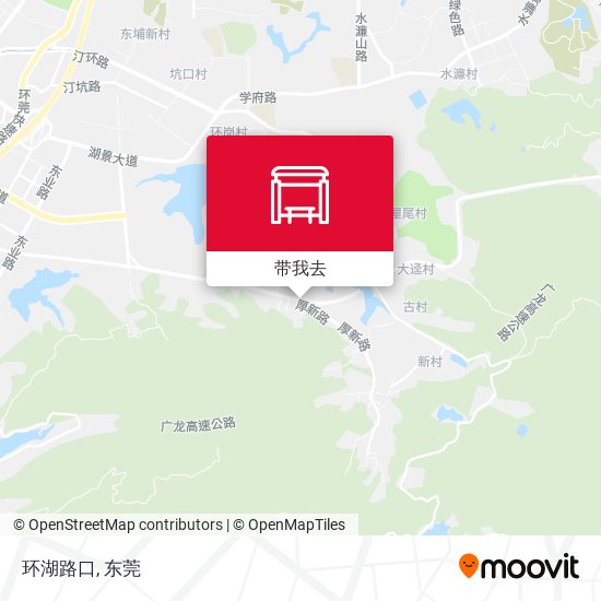 环湖路口地图