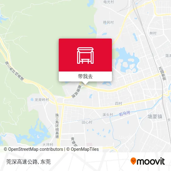 莞深高速公路地图