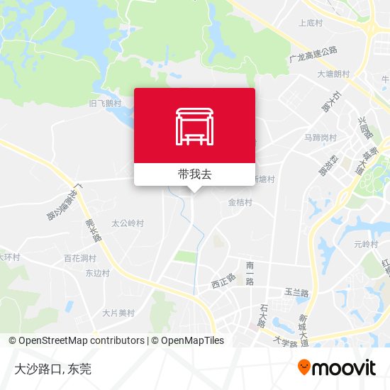 大沙路口地图