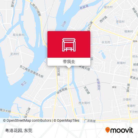 粤港花园地图