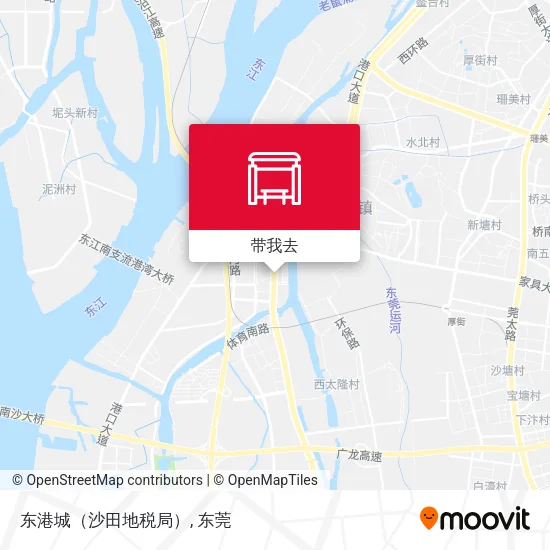 东港城（沙田地税局）地图