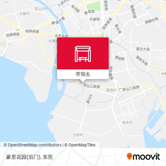 豪景花园(后门)地图