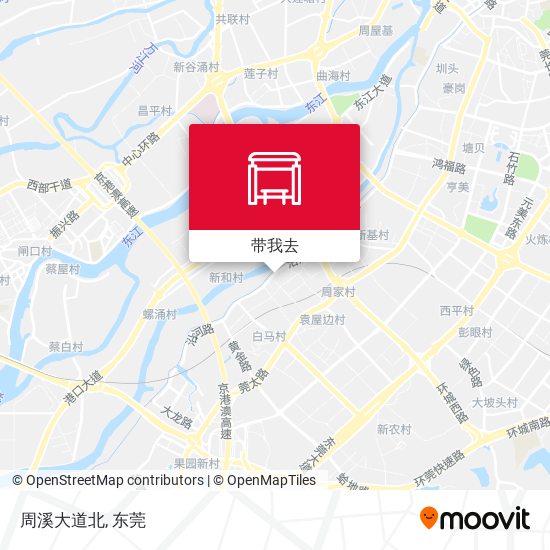 周溪大道北地图