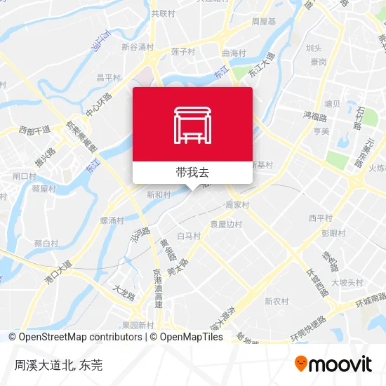 周溪大道北地图