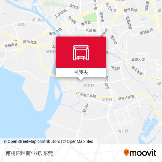 南栅四区商业街地图