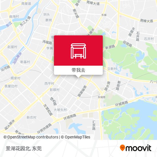 景湖花园北地图