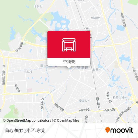 莆心湖住宅小区地图