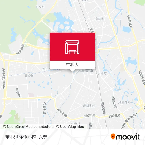 莆心湖住宅小区地图