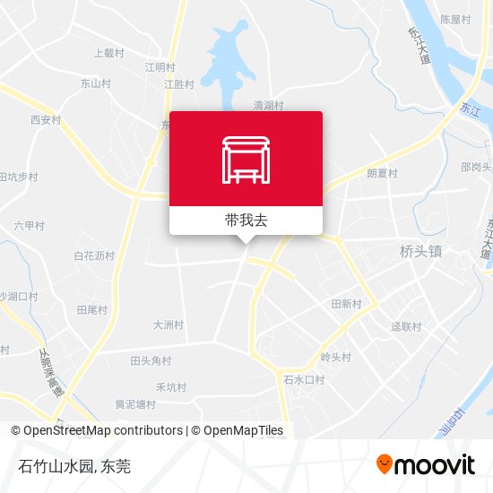 石竹山水园地图