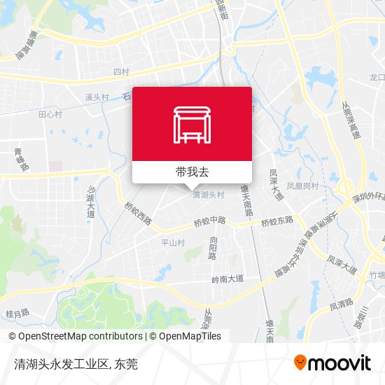 清湖头永发工业区地图