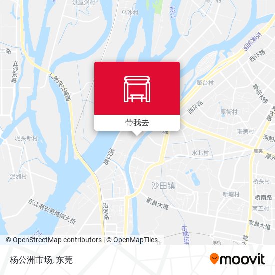 杨公洲市场地图