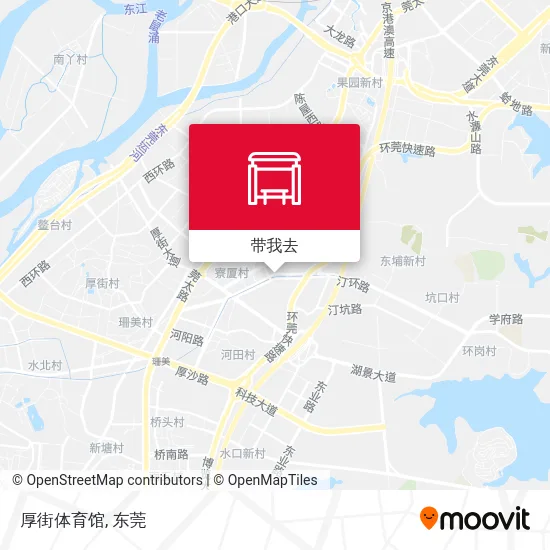 厚街体育馆地图