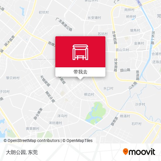 大朗公园地图