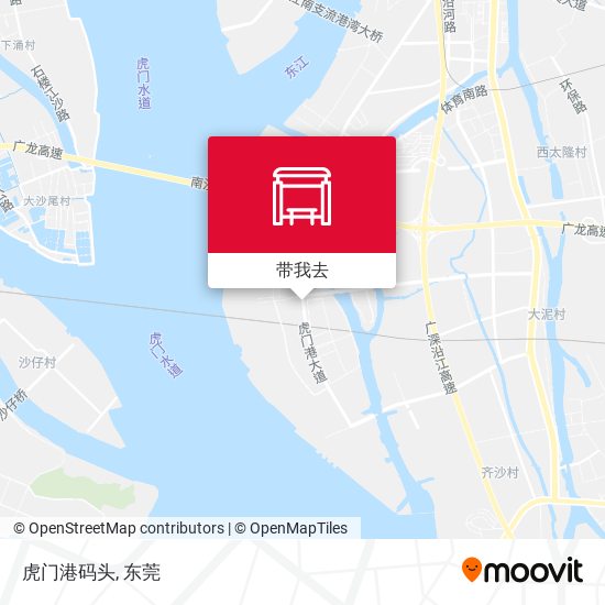 虎门港码头地图