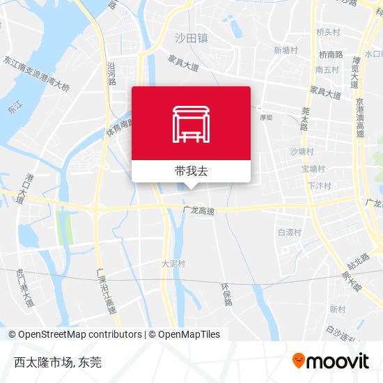 西太隆市场地图