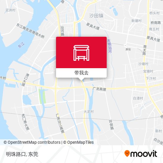 明珠路口地图