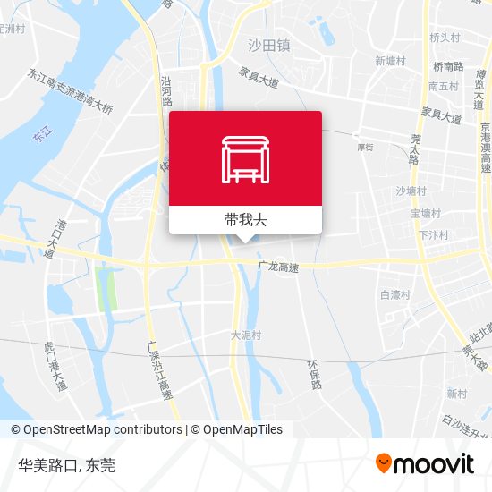 华美路口地图