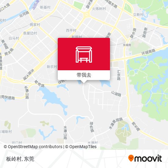 板岭村地图