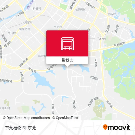 东莞植物园地图