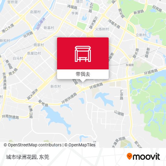 城市绿洲花园地图