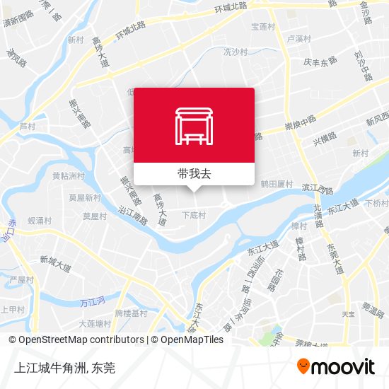 上江城牛角洲地图